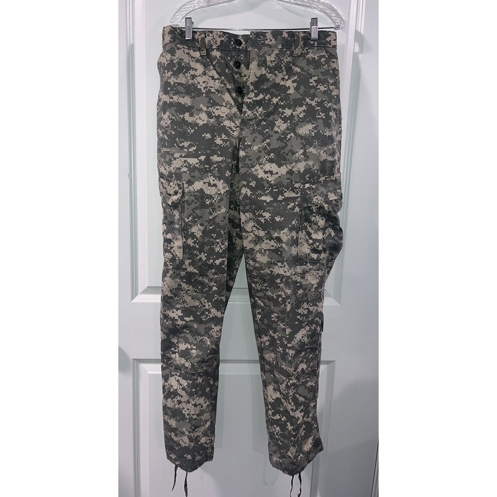 US Army Men's BDU pants 32/34 X 34 Cargo Camouflage Medium-Long Fast‎ Shipping!